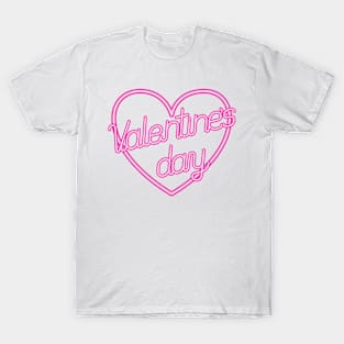 Valentine neon heart T-Shirt